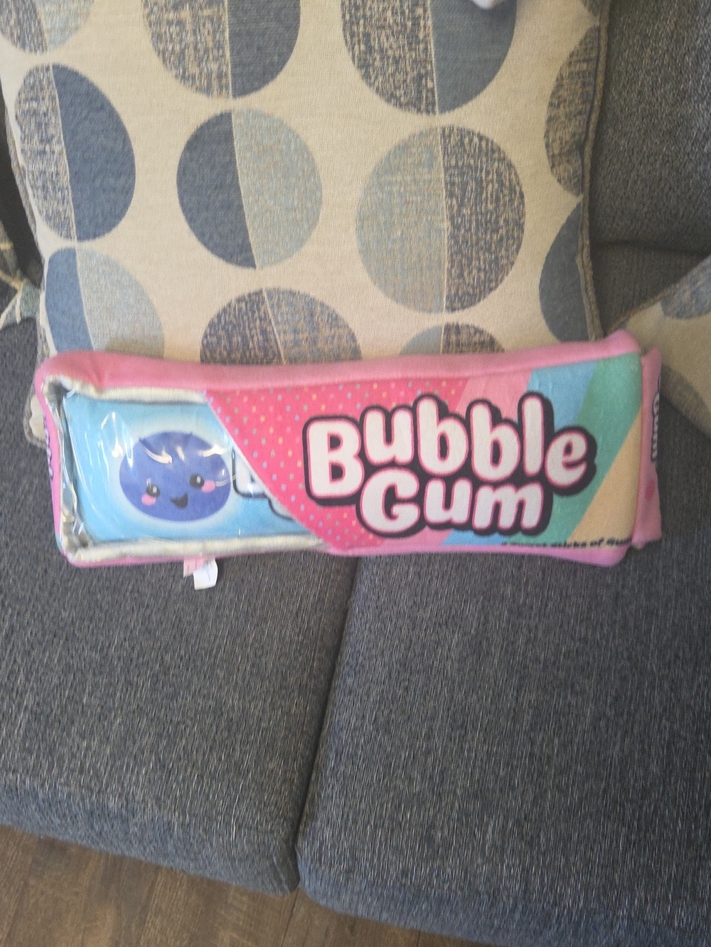 Bubble Gum Plush Pencil Plushie - Pink Bubble Gum